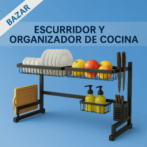 Escurridor y Organizador de Cocina