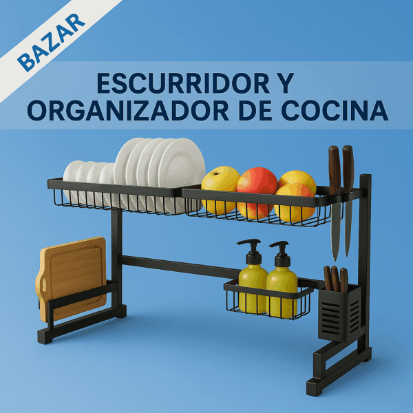Escurridor y Organizador de Cocina