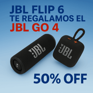 JBL Flip 6 + Go 4 de REGALO