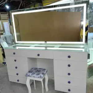Tocador Camerino de 11 Cajones con Luz LED y Touch