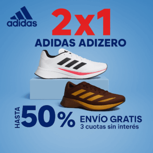 Oferta Exclusiva Zapatillas Adizero 2x1